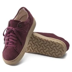 Birkenstock Bend Low Suede Leather Maroon -Birkenstock Shop 1020276 sole