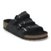 Birkenstock Florida Shearling Oiled Leather Black