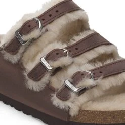 Birkenstock Florida Shearling Oiled Leather Habana 9 Birkenstock Florida Shearling Oiled Leather Habana -Birkenstock Shop 1020358 detail 1