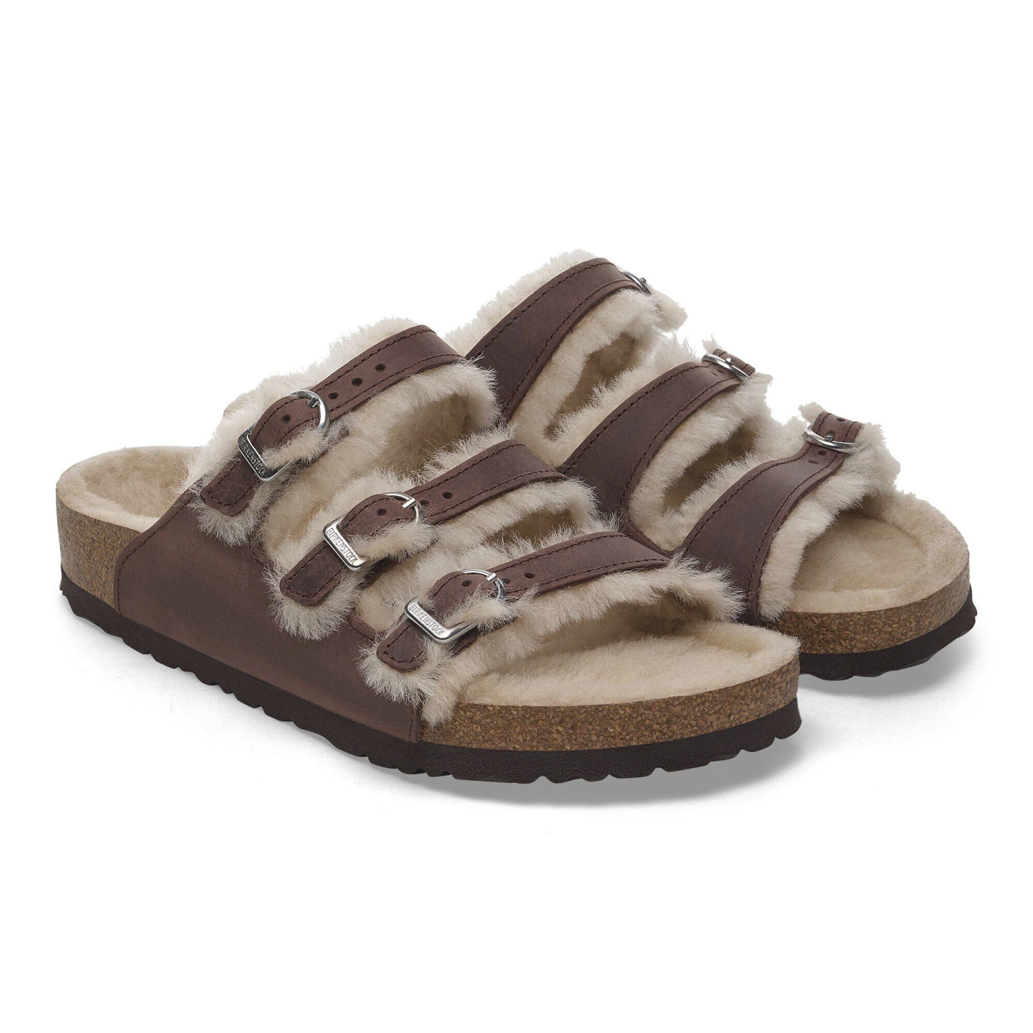 Birkenstock Florida Shearling Oiled Leather Habana 5 Birkenstock Florida Shearling Oiled Leather Habana - Image 5