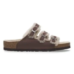 Birkenstock Florida Shearling Oiled Leather Habana 8 Birkenstock Florida Shearling Oiled Leather Habana -Birkenstock Shop 1020358 side