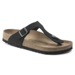 Birkenstock Gizeh Vegan Birkibuc Black