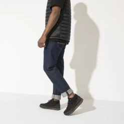 Birkenstock Honnef High Nubuck Leather Black -Birkenstock Shop 1020396 f look m