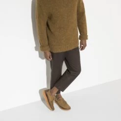 Birkenstock Honnef Low Suede Leather Dark Tea -Birkenstock Shop 1020416 f look m