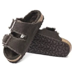 Birkenstock Arizona Shearling Suede Leather Mocha 15 Birkenstock Arizona Shearling Suede Leather Mocha -Birkenstock Shop 1020528 sole