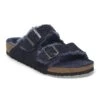 Birkenstock Arizona Shearling Suede Leather Midnight Blue -Birkenstock Shop 1020592