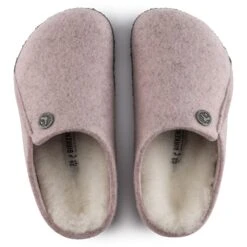 Birkenstock Zermatt Kids Shearling Wool Felt Soft Pink -Birkenstock Shop 1020608 top