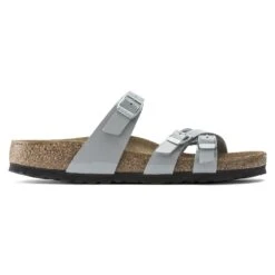 Birkenstock Franca Birko-Flor Patent Patent Alloy 10 Birkenstock Franca Birko-Flor Patent Patent Alloy -Birkenstock Shop 1020712 side