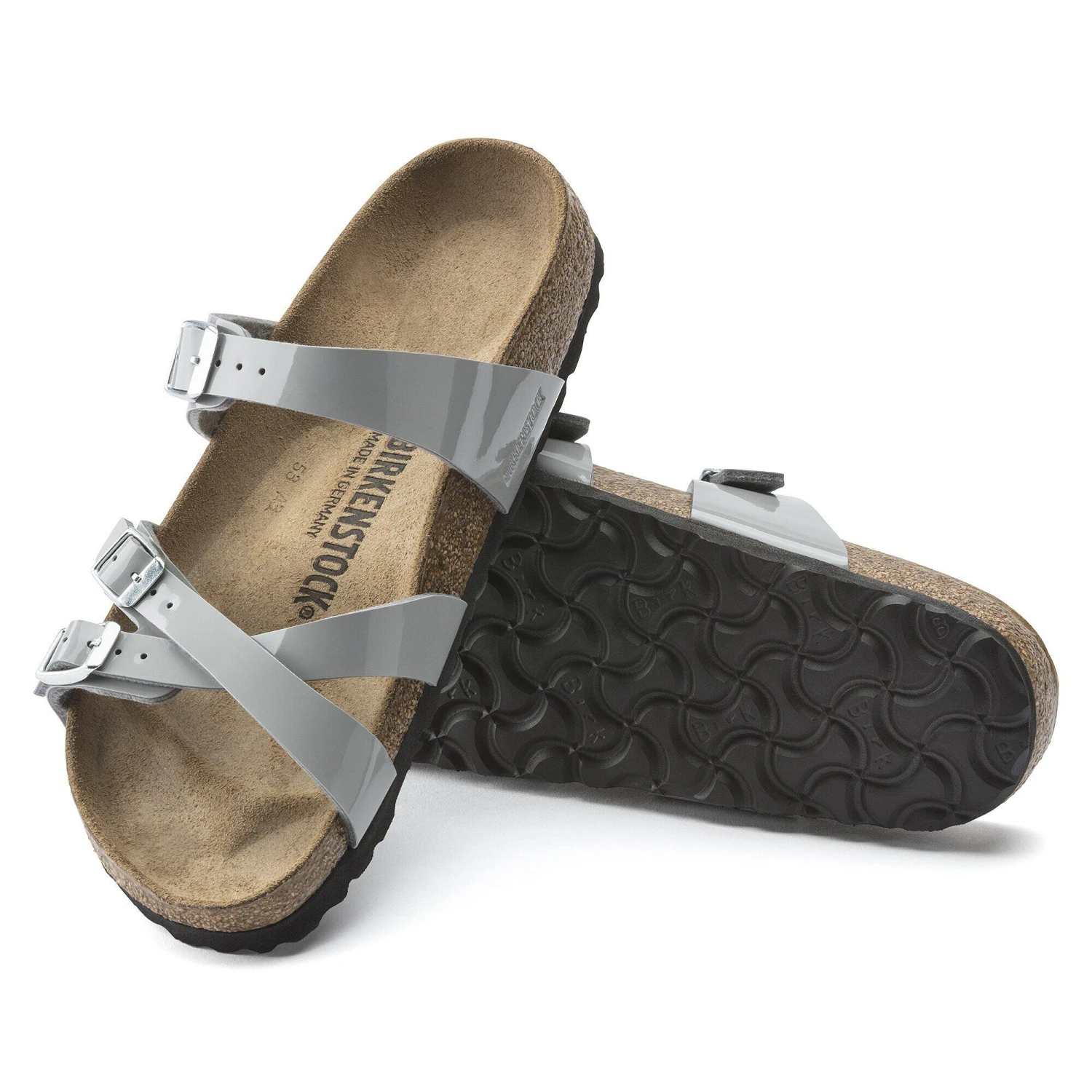 Birkenstock Franca Birko-Flor Patent Patent Alloy 8 Birkenstock Franca Birko-Flor Patent Patent Alloy - Image 8