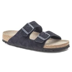 Birkenstock Arizona Soft Footbed Suede Leather Midnight Blue