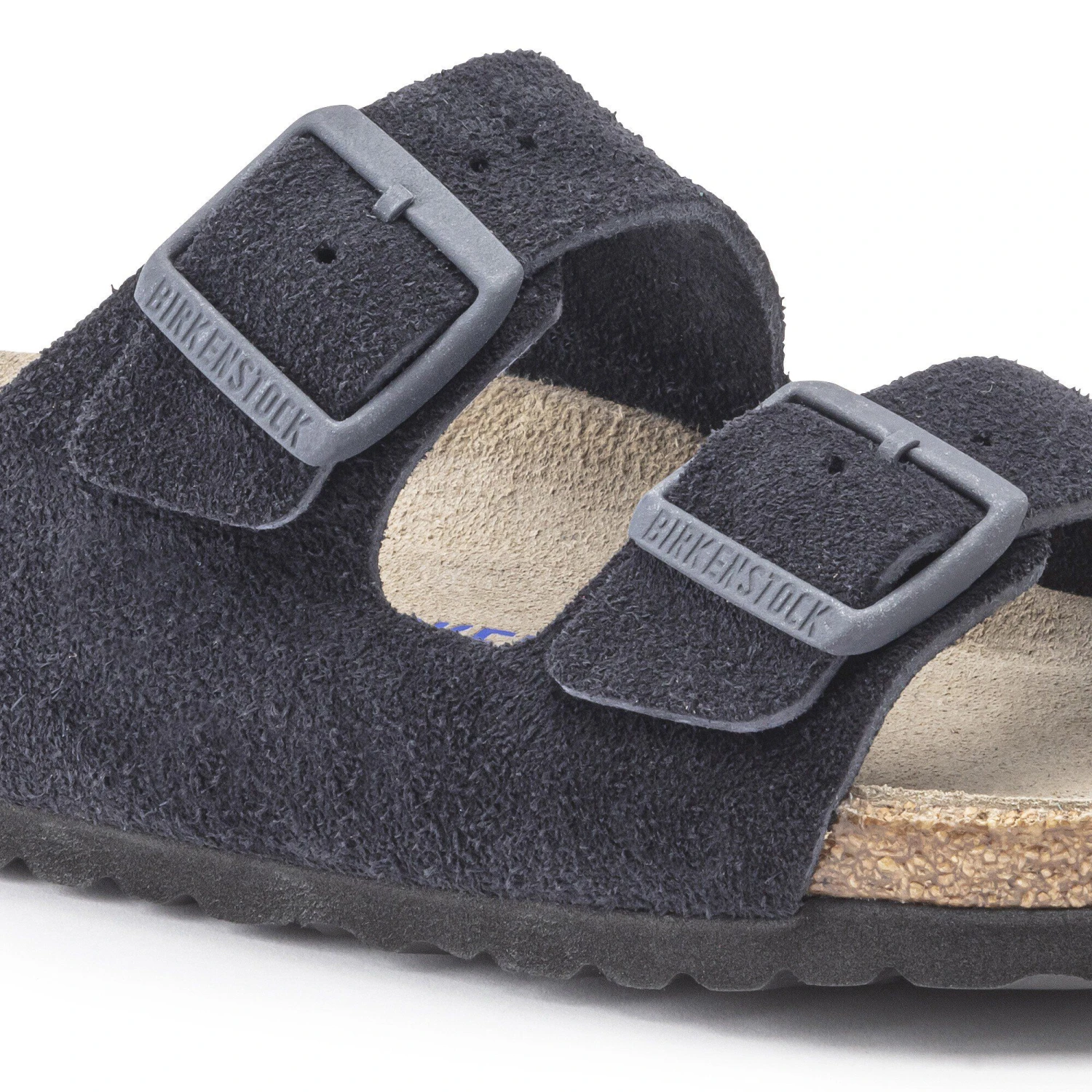 Birkenstock Arizona Soft Footbed Suede Leather Midnight Blue 5 Birkenstock Arizona Soft Footbed Suede Leather Midnight Blue - Image 5