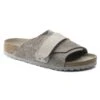 Birkenstock Kyoto Nubuck-Suede Leather Stone Coin -Birkenstock Shop 1020724