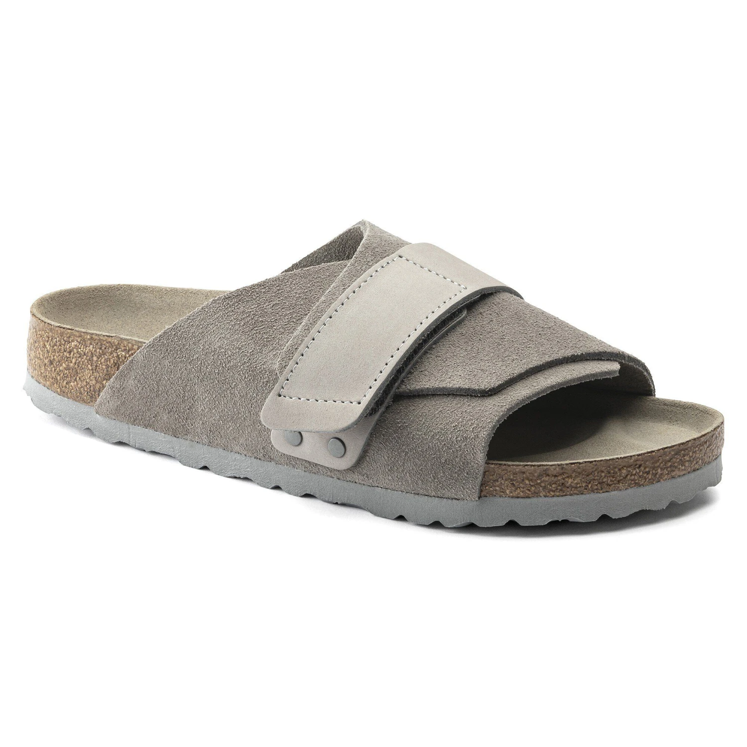 Birkenstock Kyoto Nubuck-Suede Leather Stone Coin 1 Birkenstock Kyoto Nubuck-Suede Leather Stone Coin