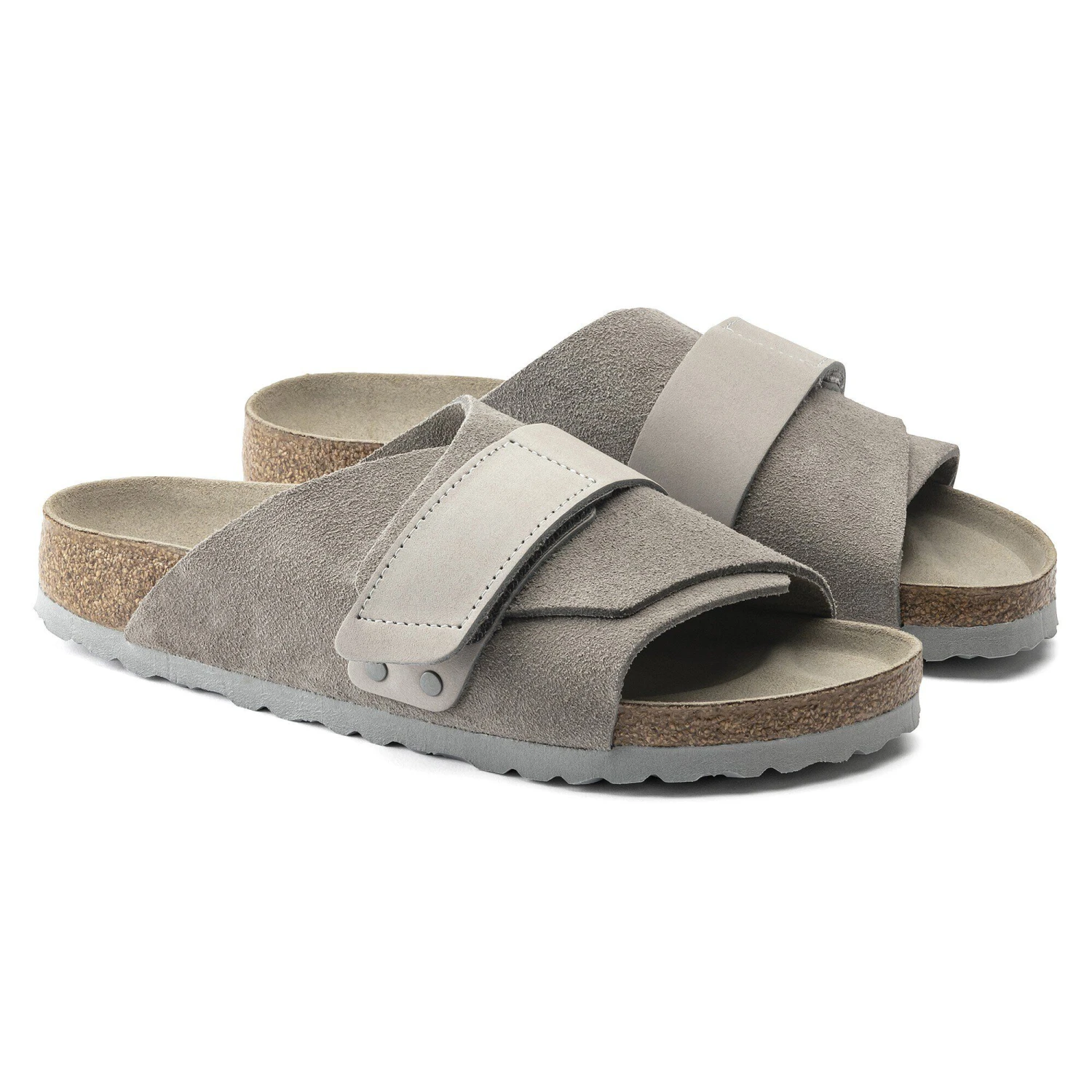 Birkenstock Kyoto Nubuck-Suede Leather Stone Coin 5 Birkenstock Kyoto Nubuck-Suede Leather Stone Coin - Image 5