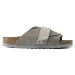 Birkenstock Kyoto Nubuck-Suede Leather Stone Coin 11 Birkenstock Kyoto Nubuck-Suede Leather Stone Coin -Birkenstock Shop 1020724 side