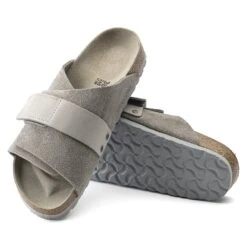 Birkenstock Kyoto Nubuck-Suede Leather Stone Coin 12 Birkenstock Kyoto Nubuck-Suede Leather Stone Coin -Birkenstock Shop 1020724 sole