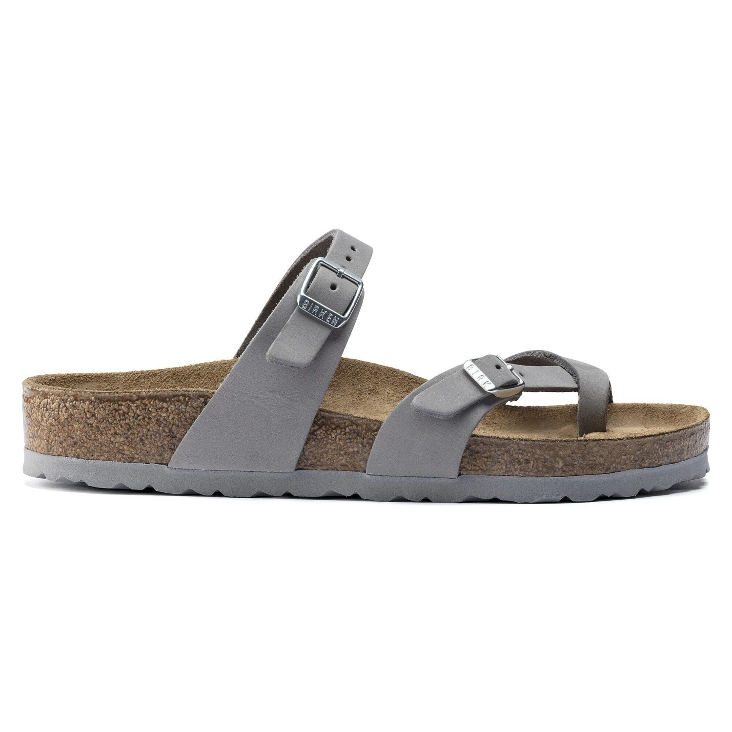 Birkenstock Mayari Nubuck Leather Dove Gray 3 Birkenstock Mayari Nubuck Leather Dove Gray - Image 3
