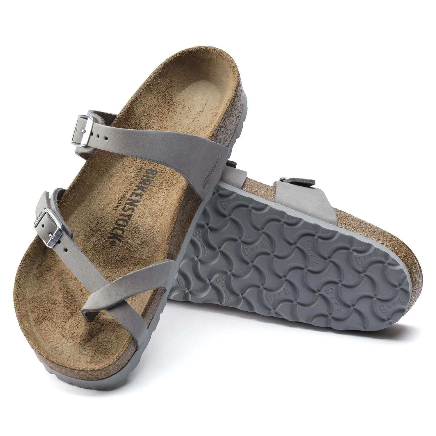 Birkenstock Mayari Nubuck Leather Dove Gray 4 Birkenstock Mayari Nubuck Leather Dove Gray - Image 4