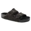 Birkenstock Arizona Shearling Suede Leather Mocha/Black -Birkenstock Shop 1021046