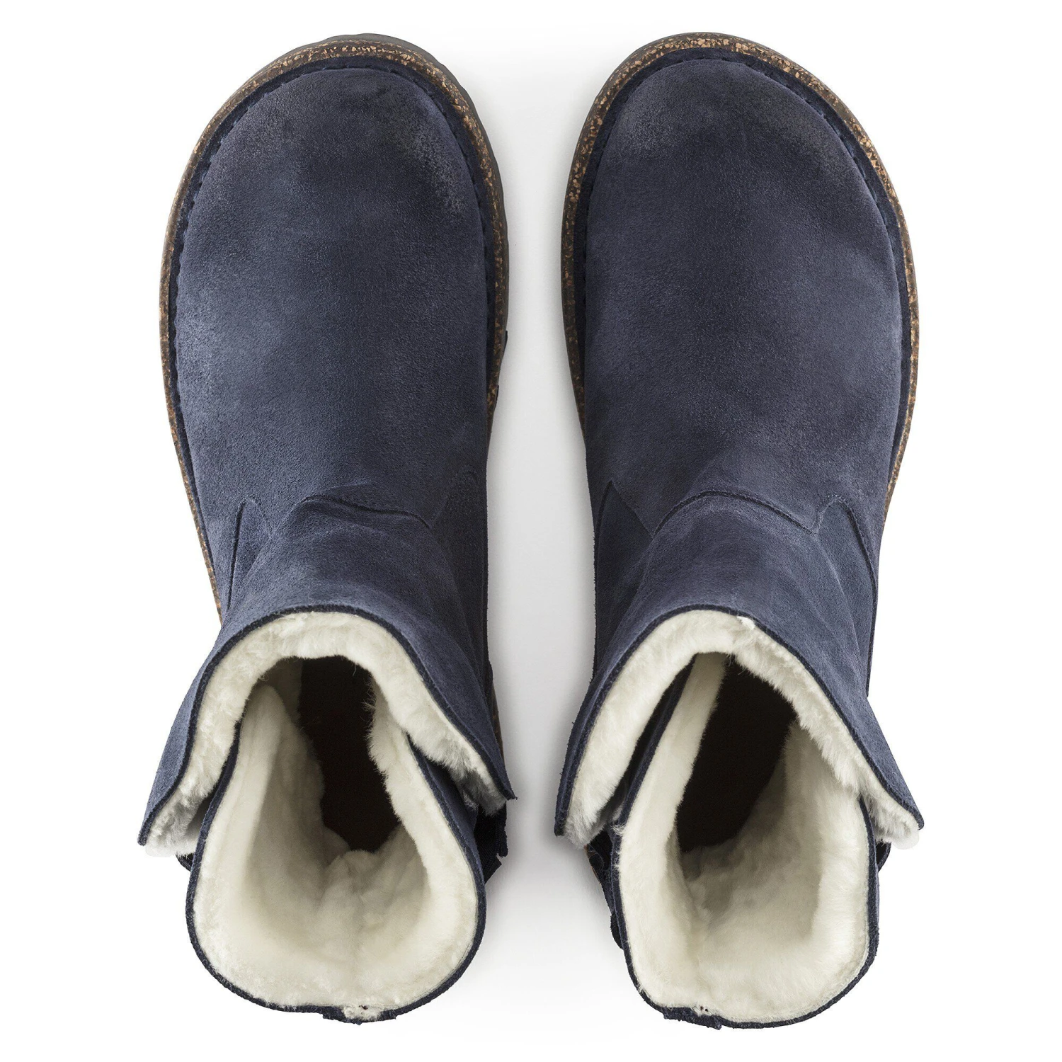 Birkenstock Uppsala Shearling Suede Leather Navy 2 Birkenstock Uppsala Shearling Suede Leather Navy - Image 2