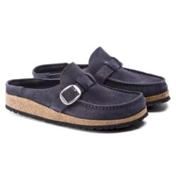 Birkenstock Buckley Suede Leather Navy -Birkenstock Shop 1021078 pair