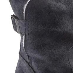 Birkenstock Uppsala Shearling Suede Leather Graphite -Birkenstock Shop 1021084 detail 1