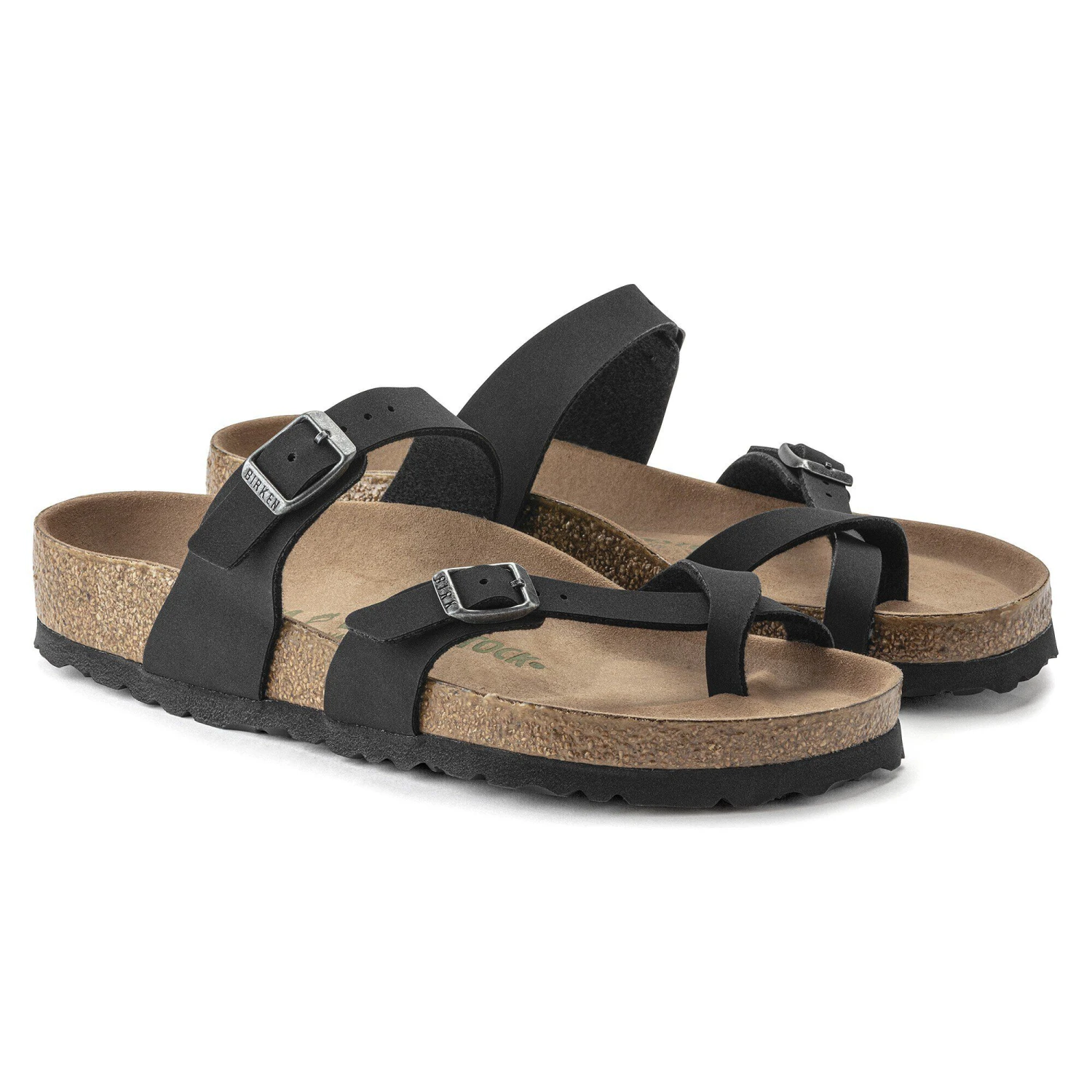 Birkenstock Mayari Vegan Birkibuc Black 5 Birkenstock Mayari Vegan Birkibuc Black - Image 5