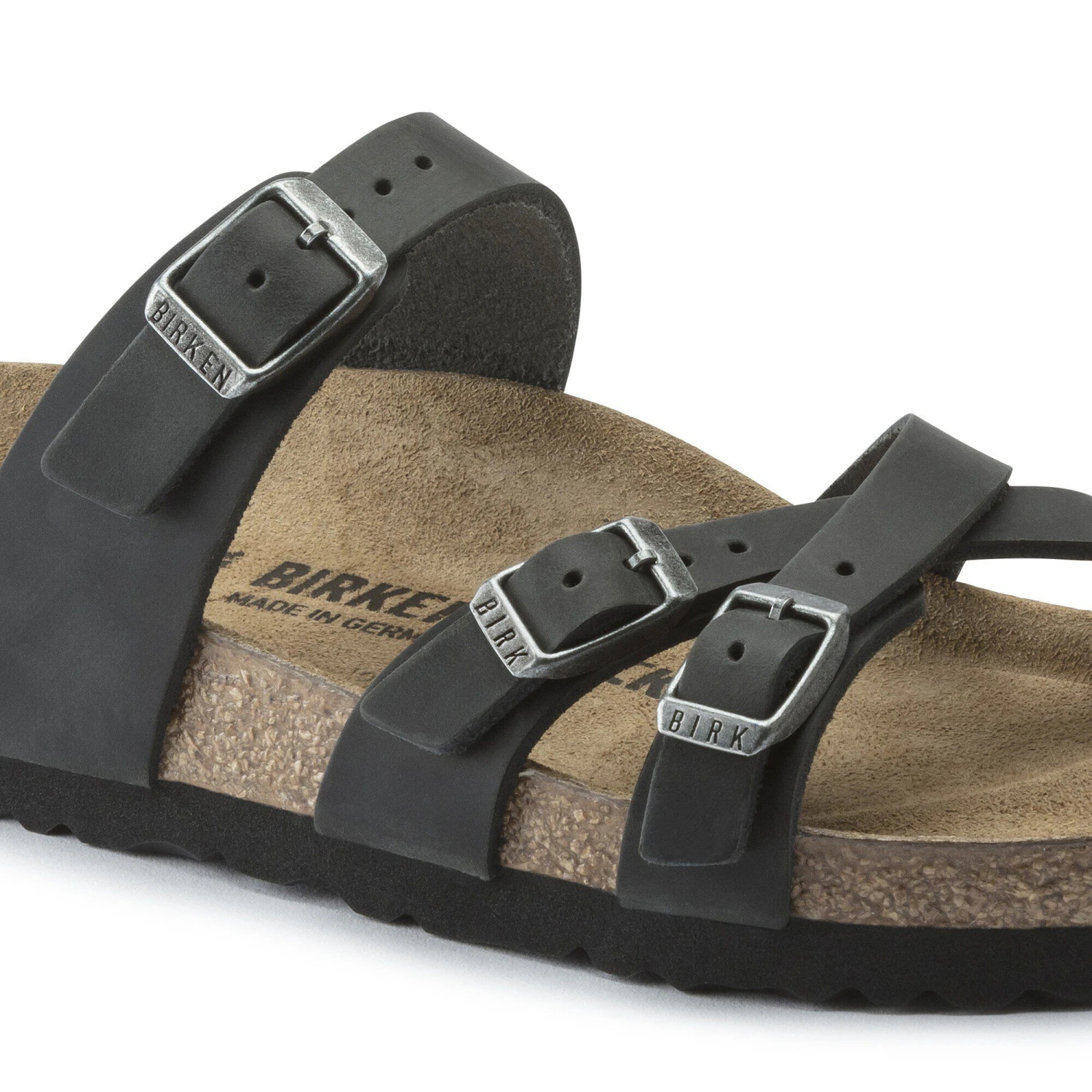 Birkenstock Franca Oiled Leather Black 6 Birkenstock Franca Oiled Leather Black - Image 6