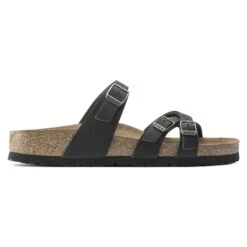 Birkenstock Franca Oiled Leather Black 11 Birkenstock Franca Oiled Leather Black -Birkenstock Shop 1021203 side