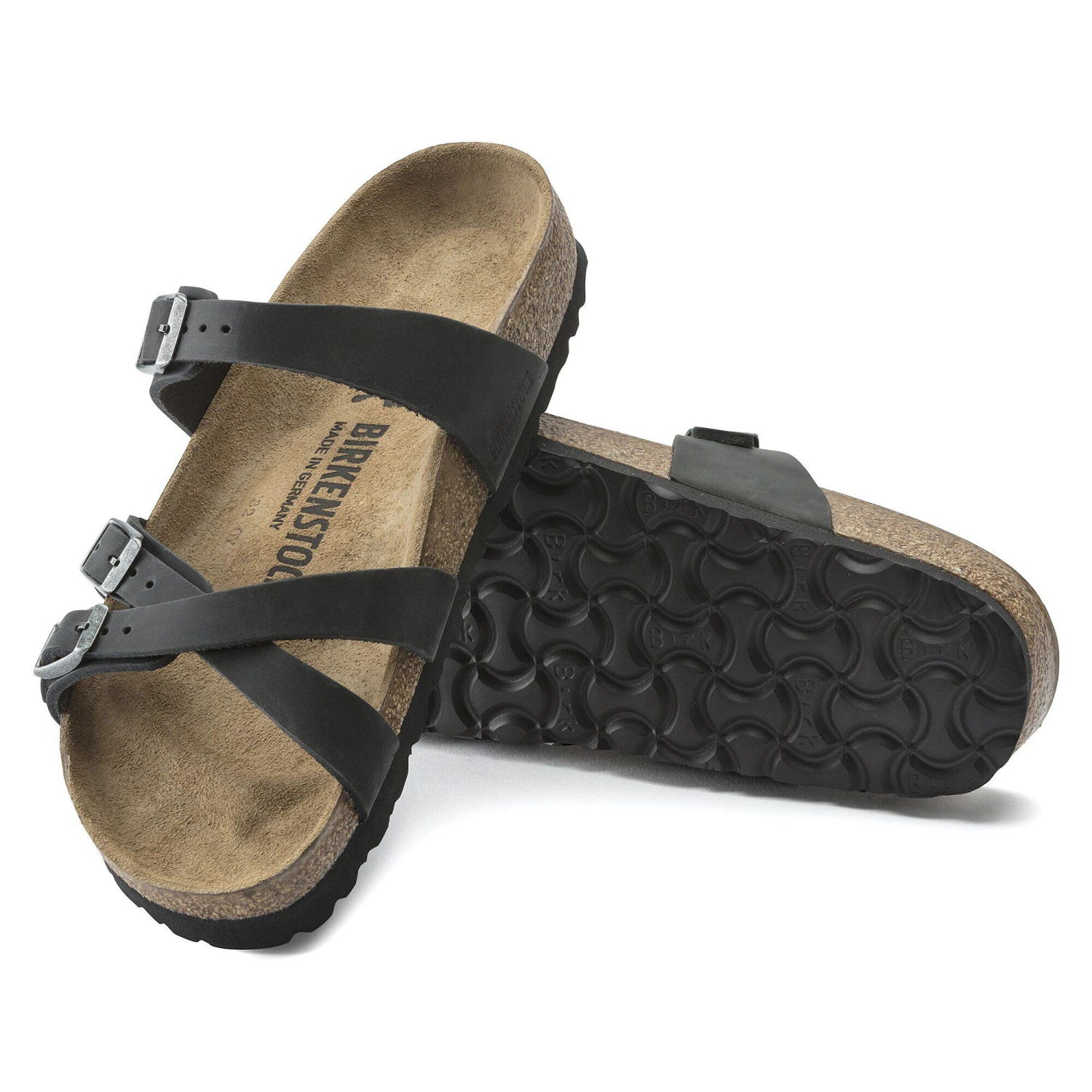 Birkenstock Franca Oiled Leather Black 5 Birkenstock Franca Oiled Leather Black - Image 5