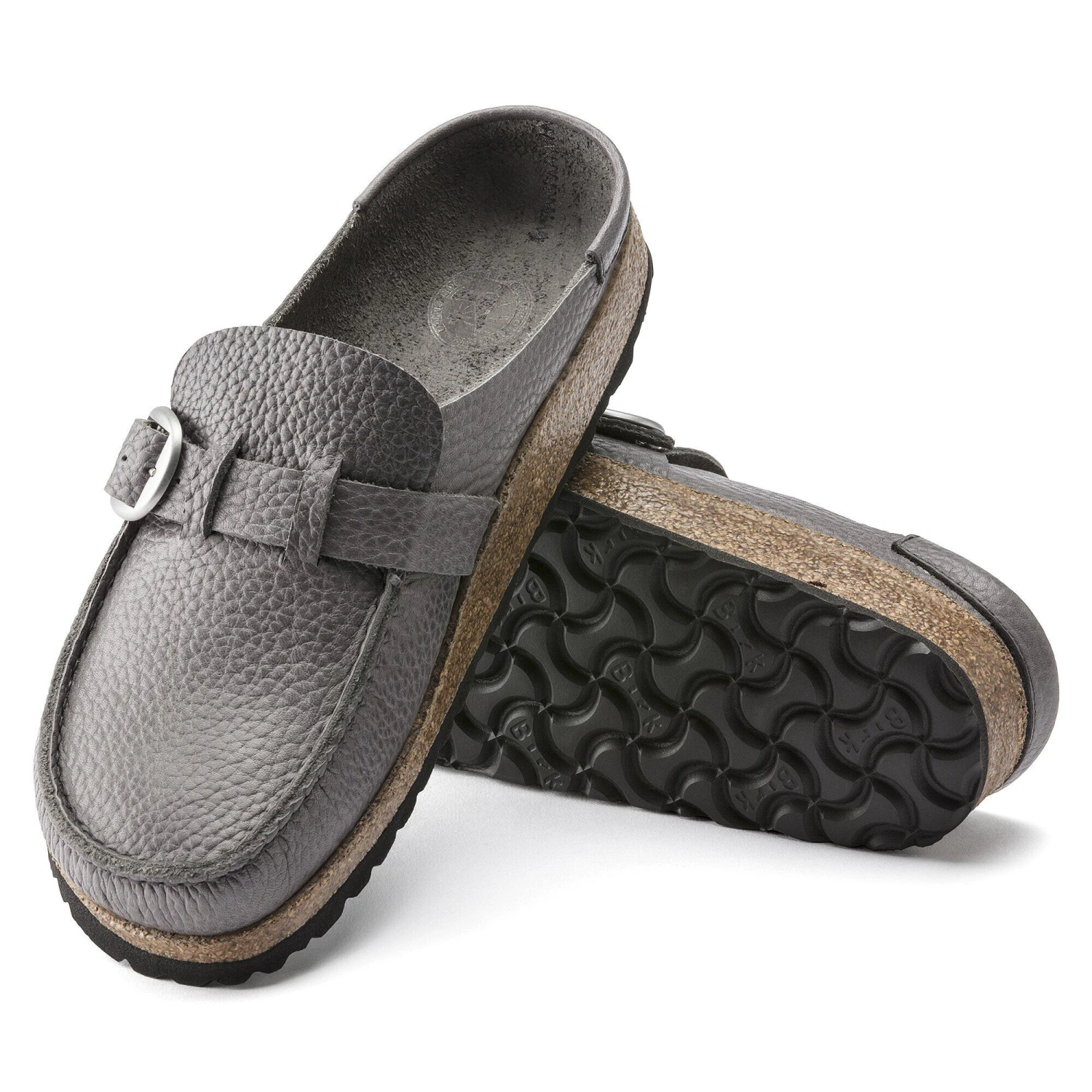 Birkenstock Buckley Natural Leather Gray 3 Birkenstock Buckley Natural Leather Gray - Image 3