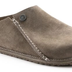 Birkenstock Zermatt Premium Suede Leather Gray Taupe -Birkenstock Shop 1021318 detail 1
