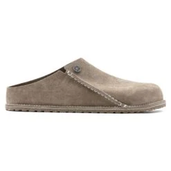 Birkenstock Zermatt Premium Suede Leather Gray Taupe -Birkenstock Shop 1021318 side