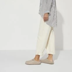 Birkenstock Zermatt Canvas Textile Eggshell -Birkenstock Shop 1021369 f look f