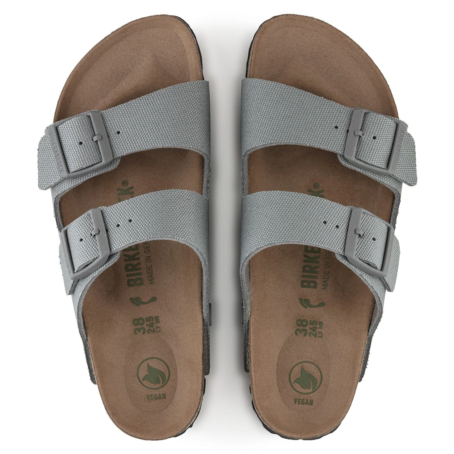 Birkenstock Arizona Vegan Textile Stone Coin 2 Birkenstock Arizona Vegan Textile Stone Coin - Image 2