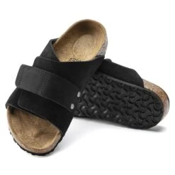 Birkenstock Kyoto Kids Suede Nubuck Black -Birkenstock Shop 1021731 sole