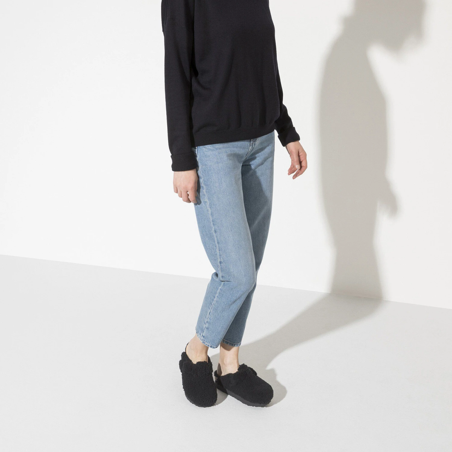 Boston Big Buckle Flex Platform Shearling Teddy Black 7 Boston Big Buckle Flex Platform Shearling Teddy Black - Image 7