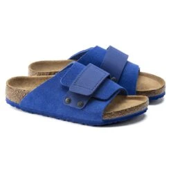Birkenstock Kyoto Kids Suede Nubuck Ultra Blue -Birkenstock Shop 1021737 pair