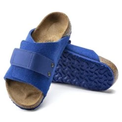 Birkenstock Kyoto Kids Suede Nubuck Ultra Blue -Birkenstock Shop 1021737 sole