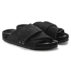 Birkenstock Kyoto Suede Leather Black -Birkenstock Shop 1022306 pair