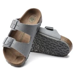 Birkenstock Arizona Kids Vegan Textile Stone Coin -Birkenstock Shop 1022314 sole