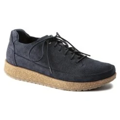 Birkenstock Honnef Light Suede Leather Midnight Blue