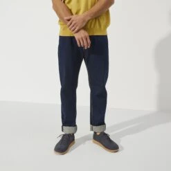 Birkenstock Honnef Light Suede Leather Midnight Blue -Birkenstock Shop 1022338 f look m