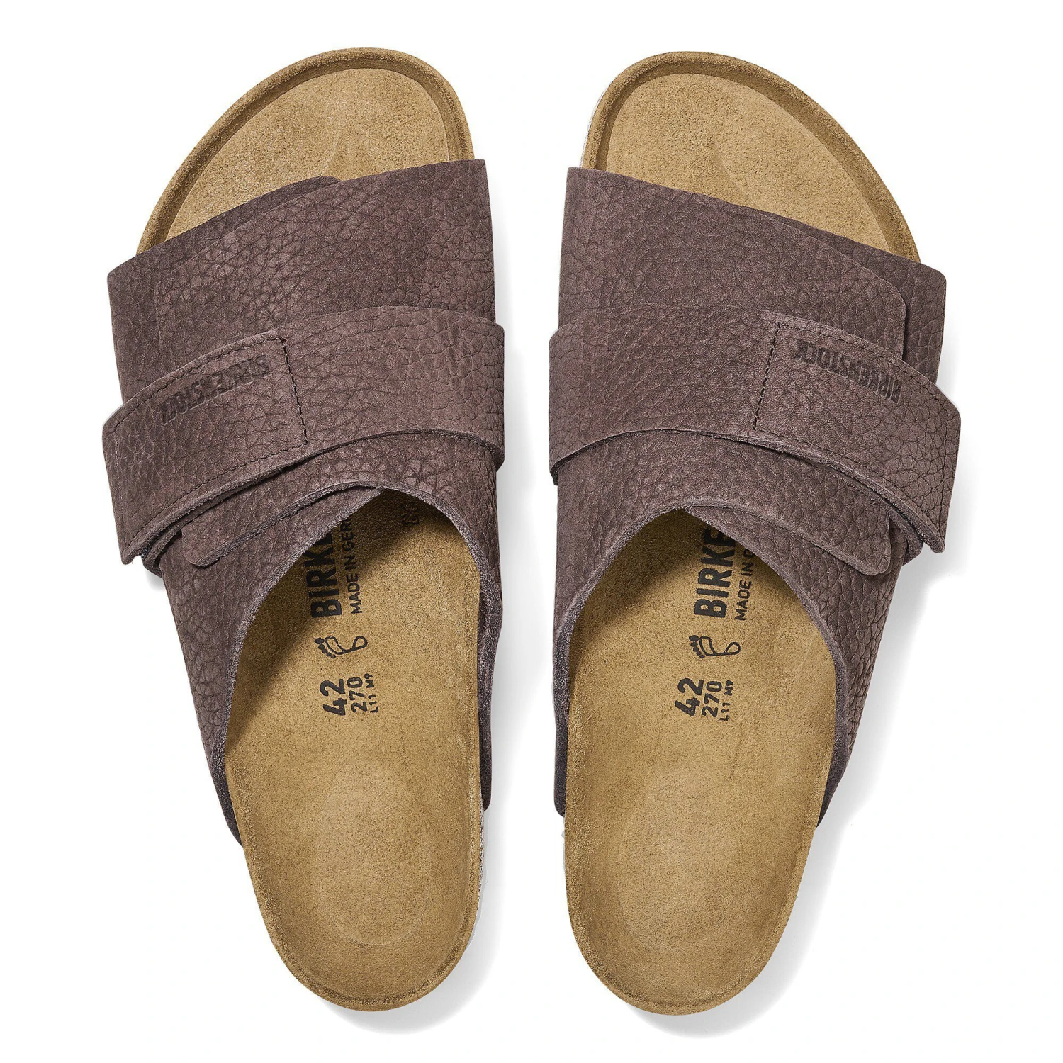 Birkenstock Kyoto Nubuck Leather Desert Buck Roast 2 Birkenstock Kyoto Nubuck Leather Desert Buck Roast - Image 2