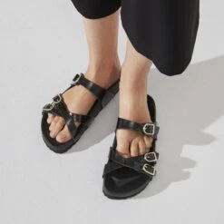 Birkenstock Franca Natural Leather Patent High Shine Black -Birkenstock Shop 1022534 detail 8