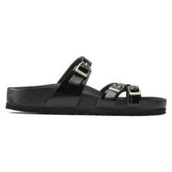 Birkenstock Franca Natural Leather Patent High Shine Black -Birkenstock Shop 1022534 side
