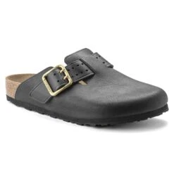 Birkenstock Boston Bold Leather Black