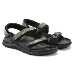 Birkenstock Kalahari Women Birko-Flor Futura Black Half Camo -Birkenstock Shop 1022665 pair