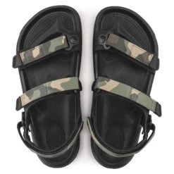 Birkenstock Kalahari Women Birko-Flor Futura Black Half Camo -Birkenstock Shop 1022665 top
