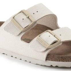 Birkenstock Arizona Vegan Textile Eggshell -Birkenstock Shop 1022679 detail 1